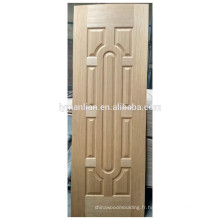 peau décorative de porte de placage en bois naturel